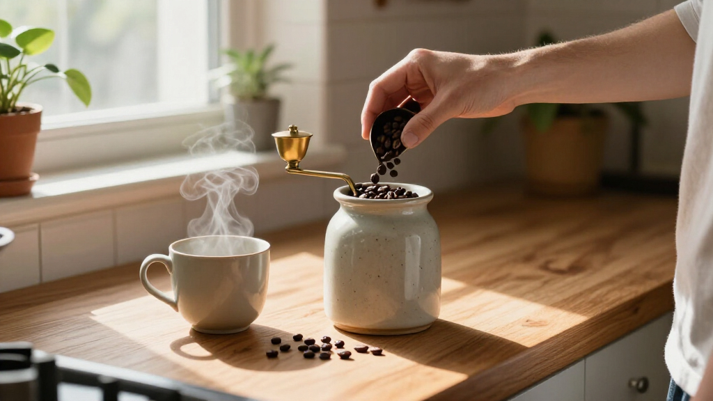 coffee bean storage canisters