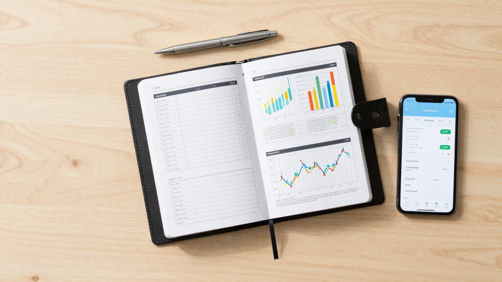 investment tracking notebooks