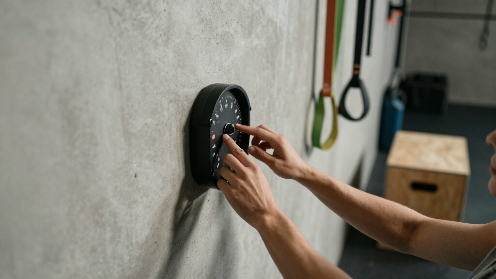 gym timer wall mount
