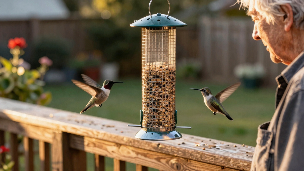 best bird feeders for backyard seniors