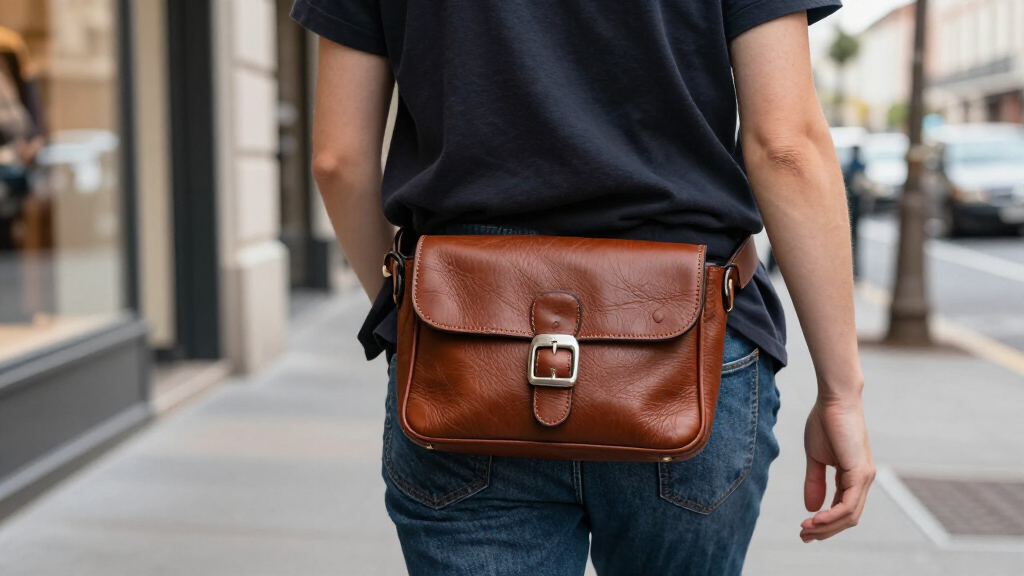 italian leather belt bags for commuting