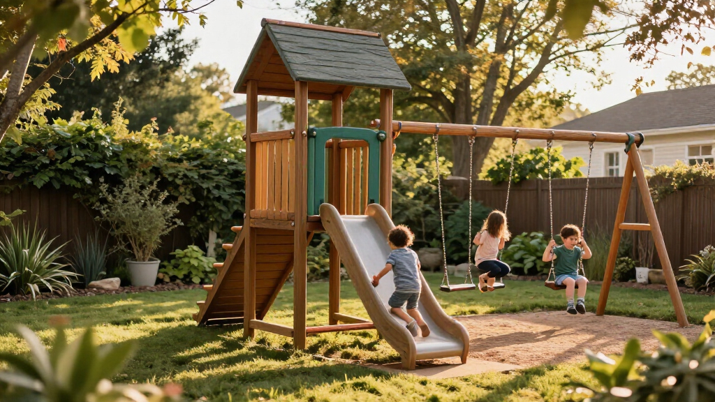 outdoor playsets for backyards