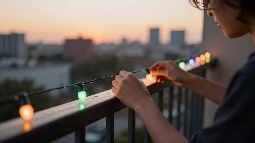 patriotic LED string lights