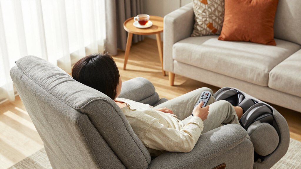fabric heat and massage recliner