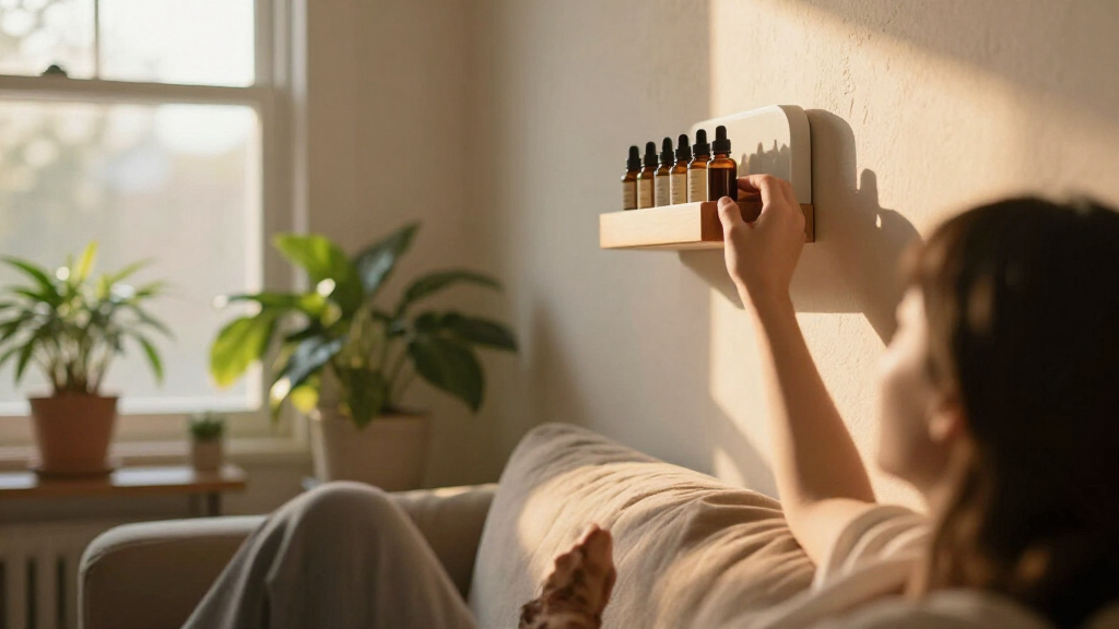 wallmount diffuser shelf