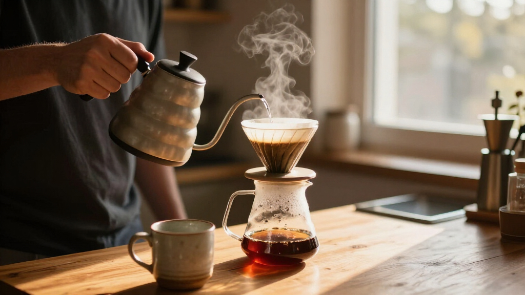 pour over coffee dripper