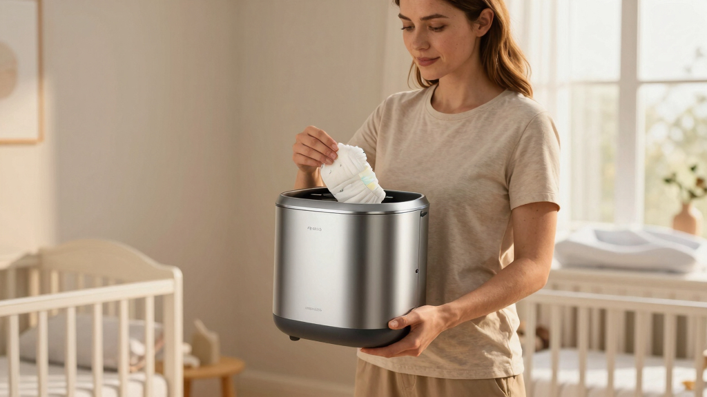 premium baby diaper pail systems