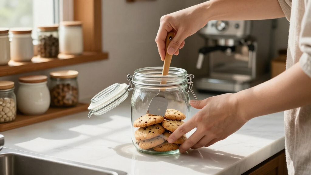 airtight biscotti jar