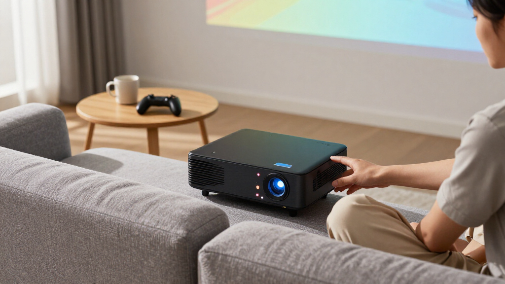 projector settings console gaming