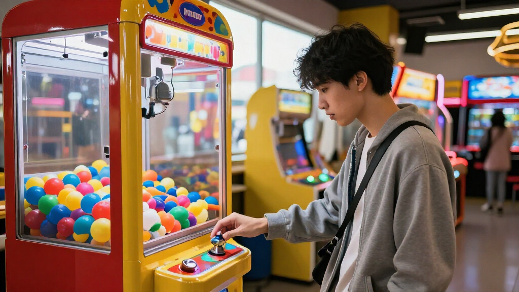 coin operated prize vending capsule machine