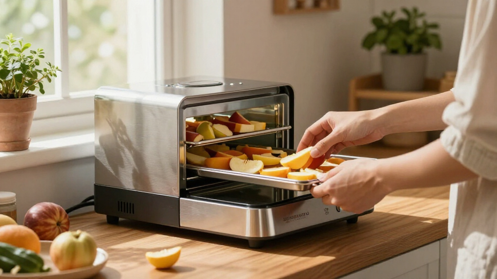 compact countertop food dehydrator