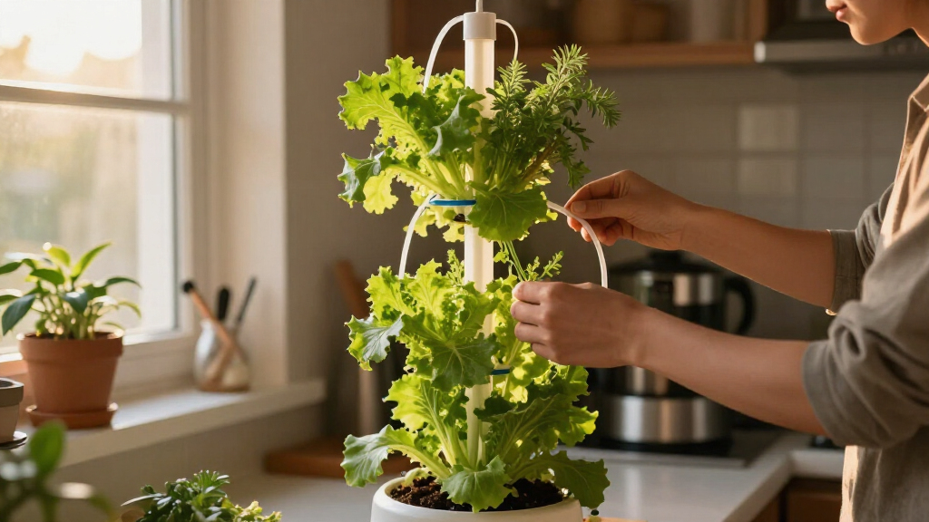 best hydroponic tower for indoor food production