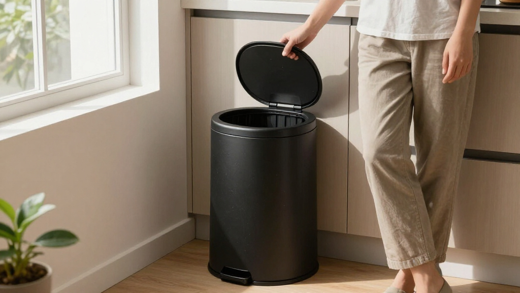 best stylish trash cans for small spaces
