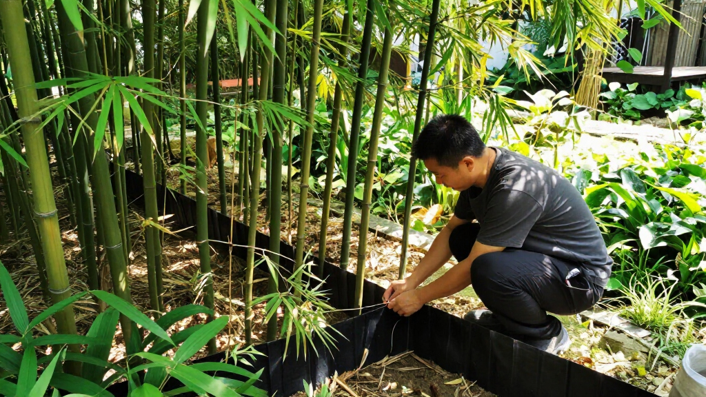best root barrier for invasive bamboo