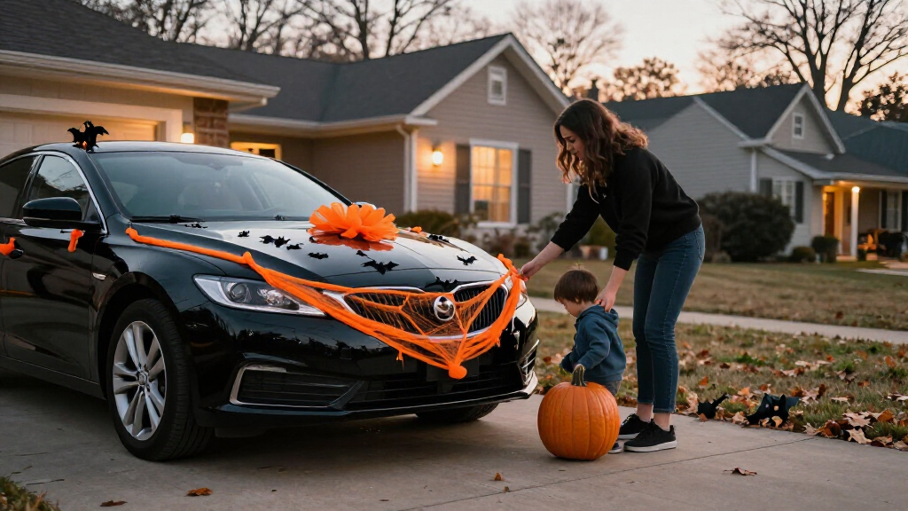 halloween car decorations