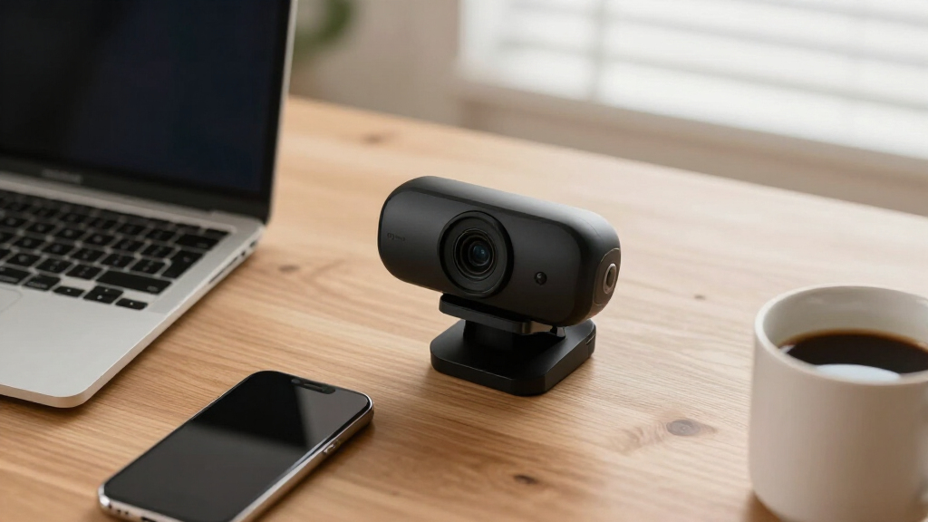 premium webcam with privacy shutter
