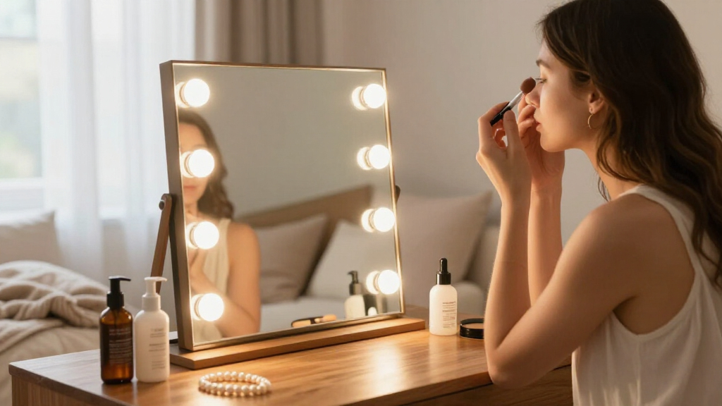 lighted vanity mirror