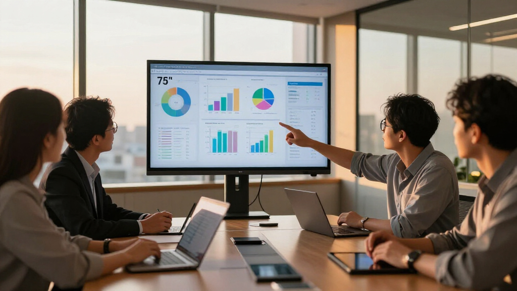 best 75-inch commercial display for boardrooms