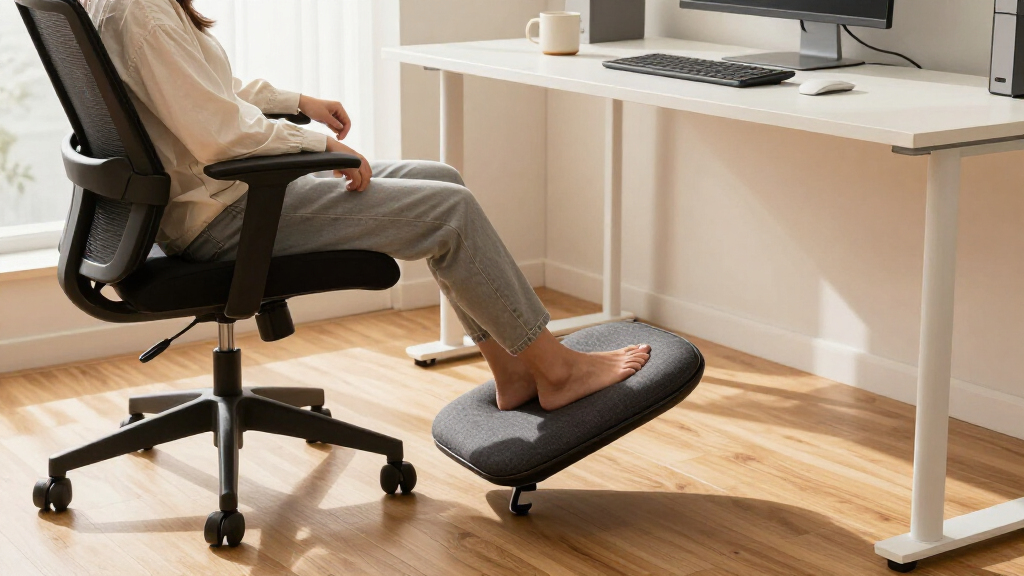 ergonomic footrests for office chairs
