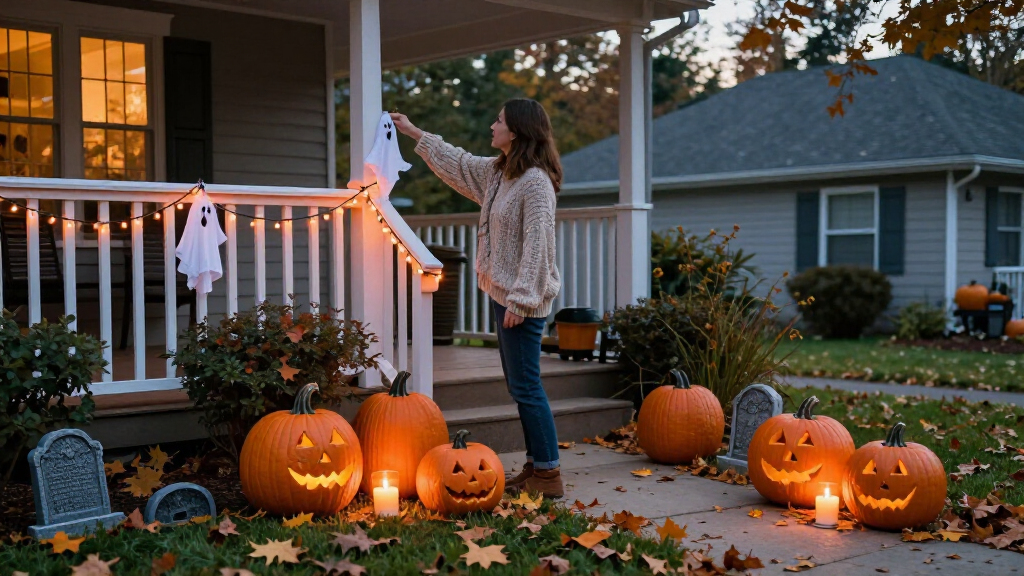 Halloween yard decorations