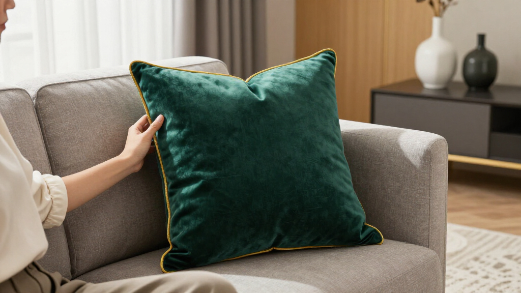 luxury velvet throw pillows