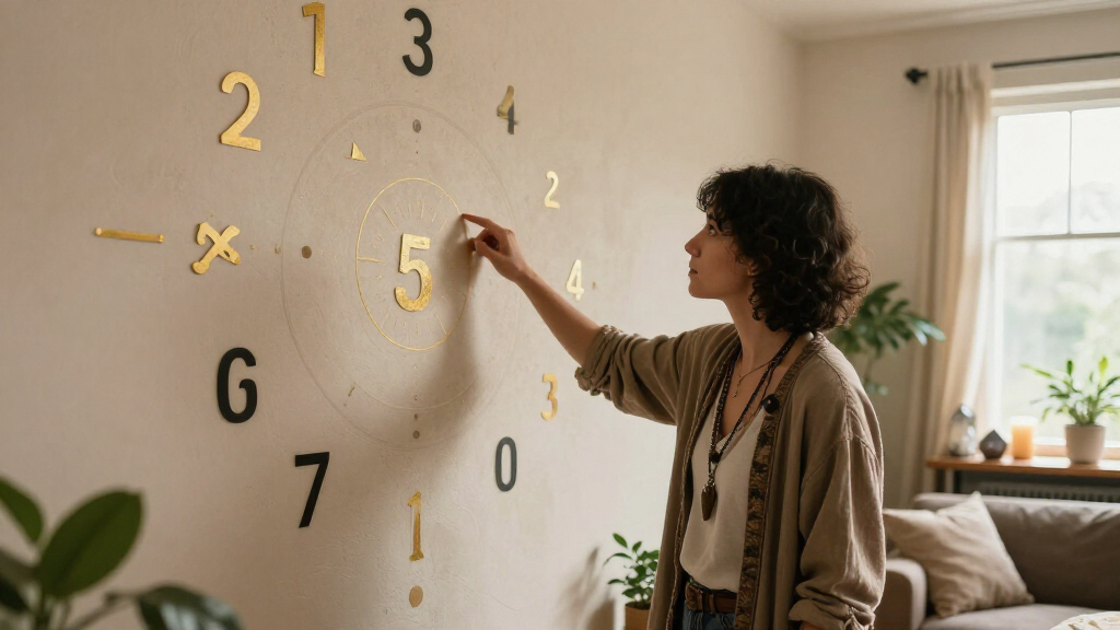 numerology wall decor