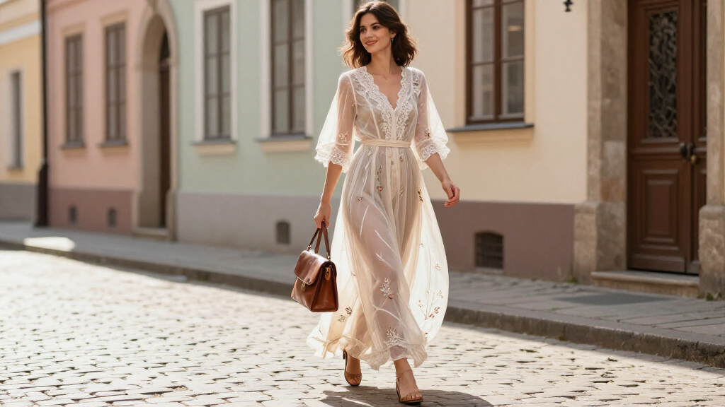 best sheer vintage-inspired gowns