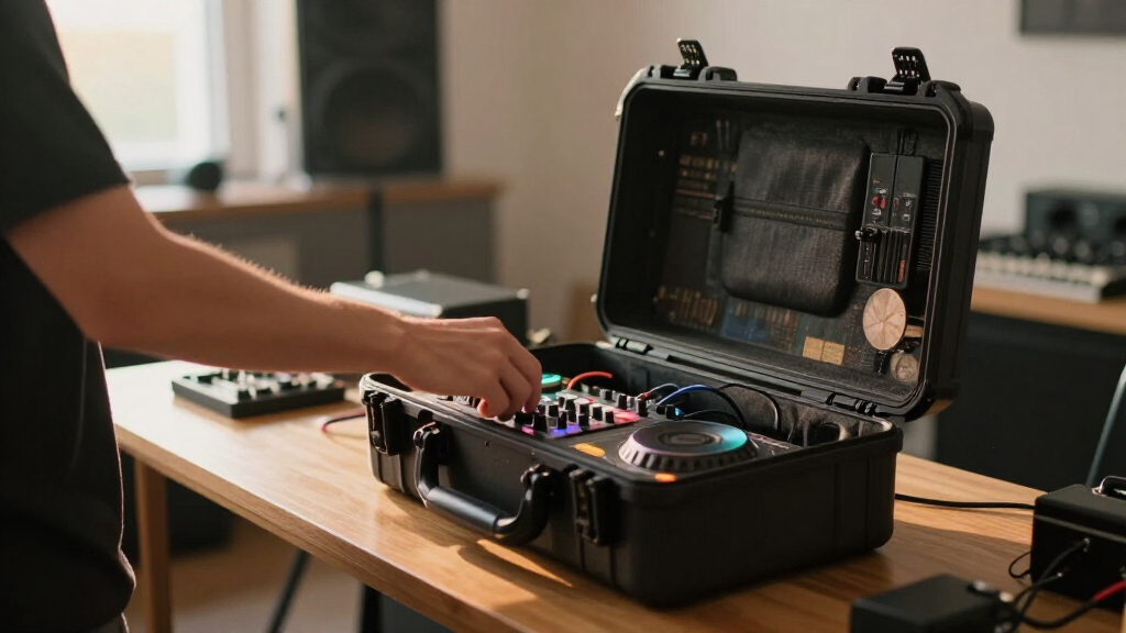DJ equipment storage cases