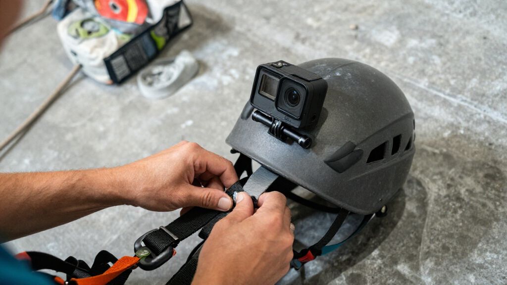 actioncamera helmet and chest mounts