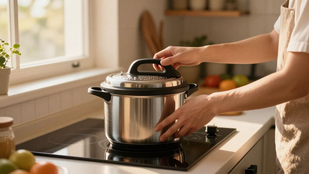 pressure cooker for induction cooktops