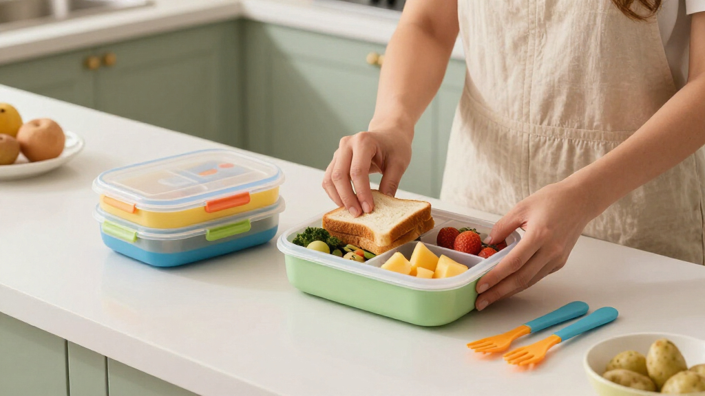 kids' ergonomic lunch boxes