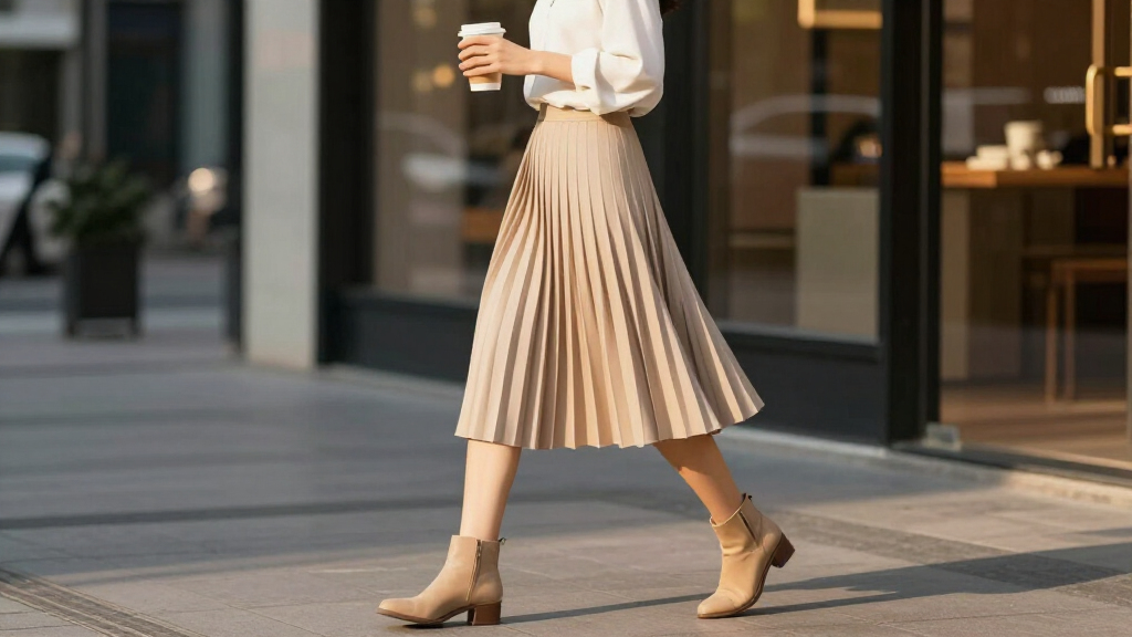 best pleated midi skirts