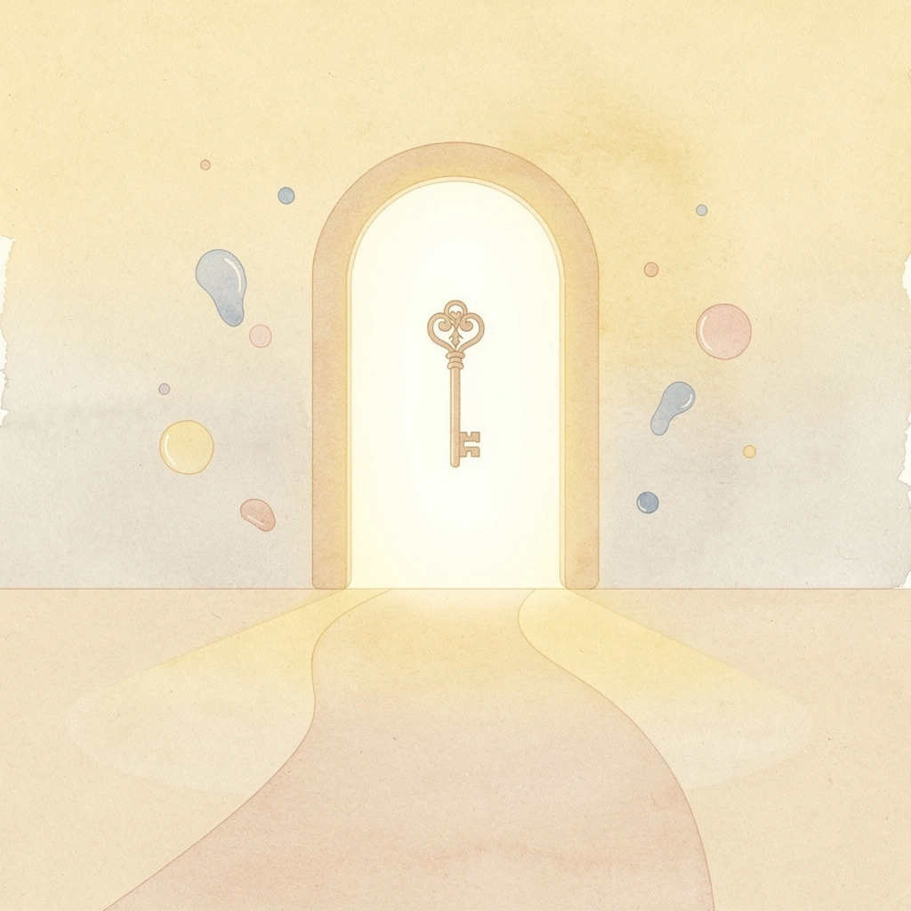 Gateway scene representing the bridge between knowing and acting on retirement planning