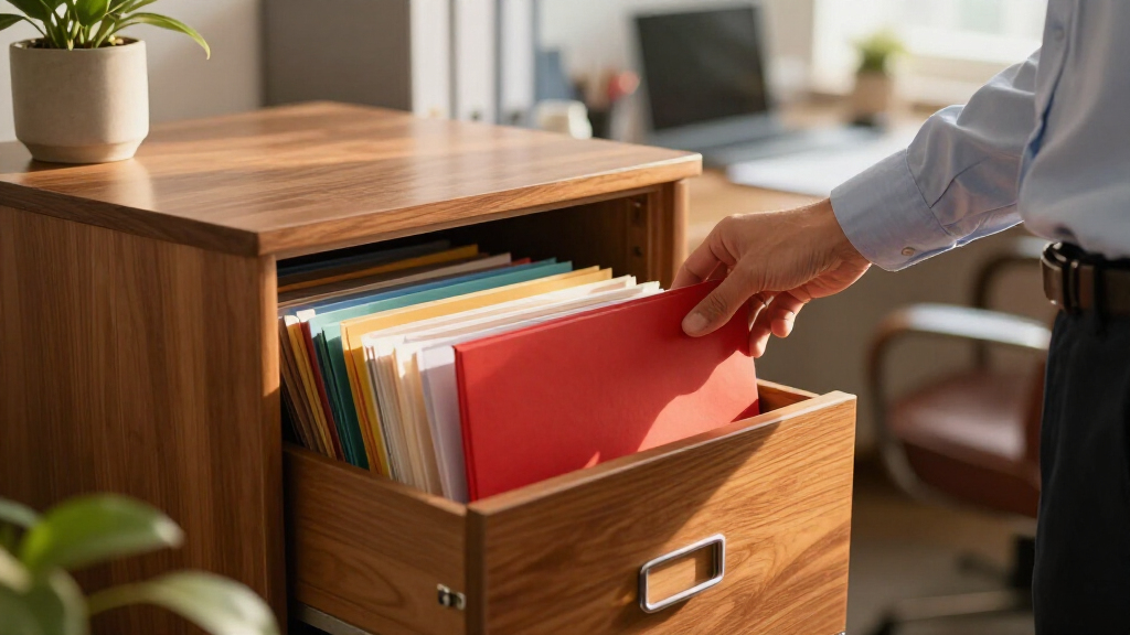 filing cabinets and file organizers