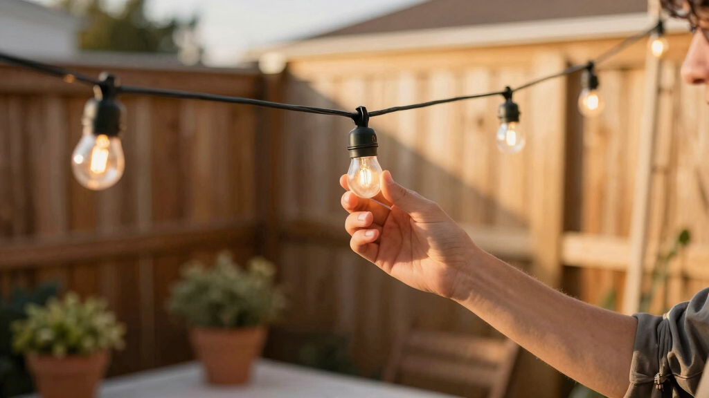 outdoor string lights