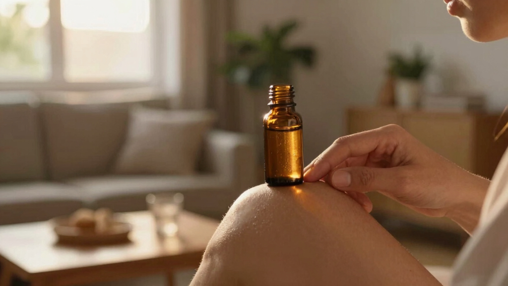 muscle ache essential oil rub