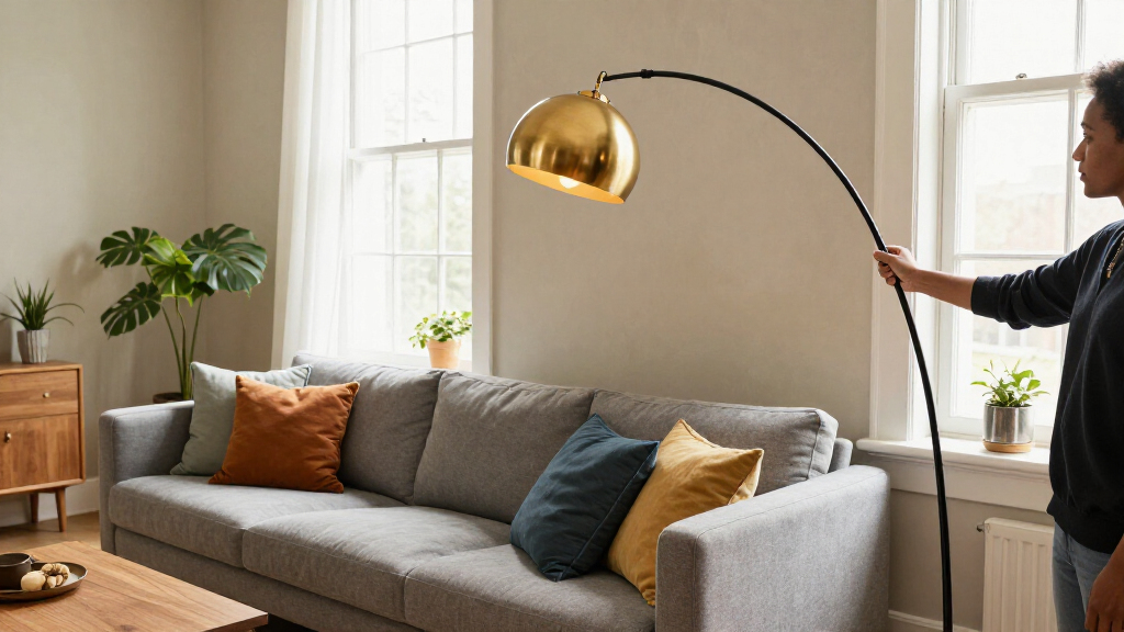 arc floor lamp