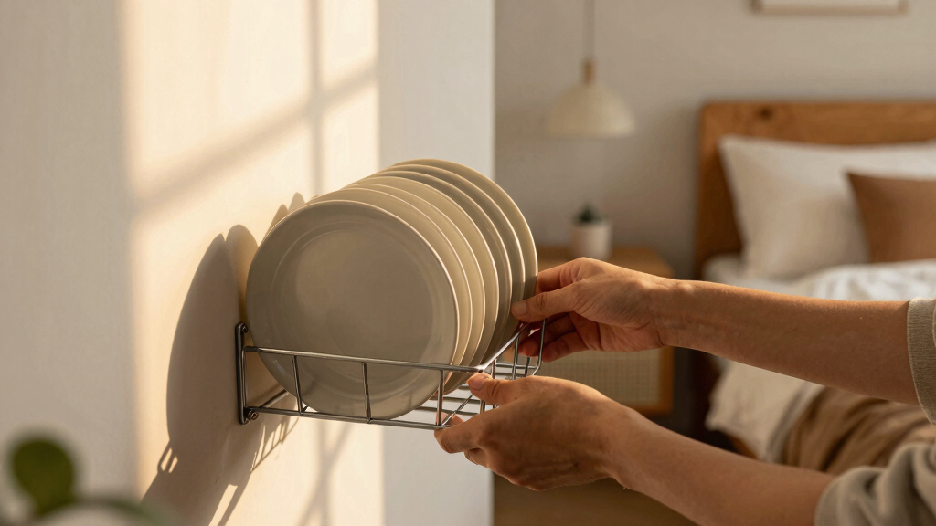 best plate holders for bedroom storage