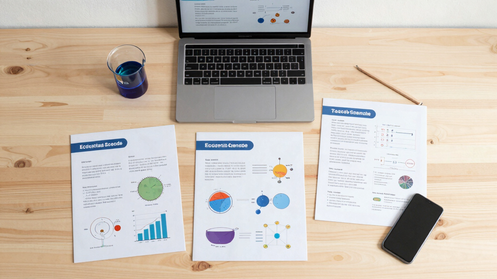 educational science reference posters
