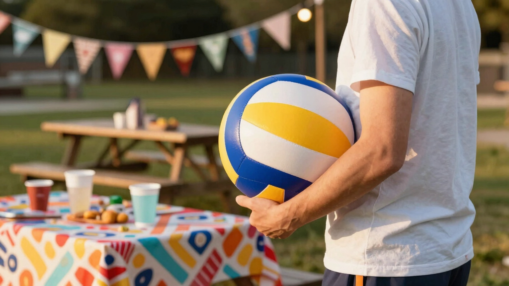 sports-themed outdoor party supplies