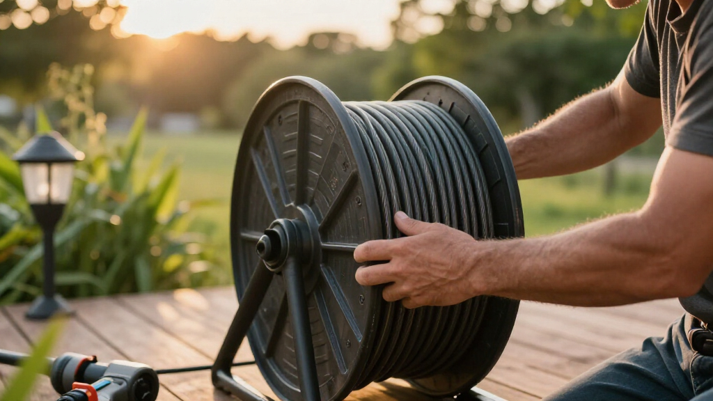 heavy duty extension cord reels