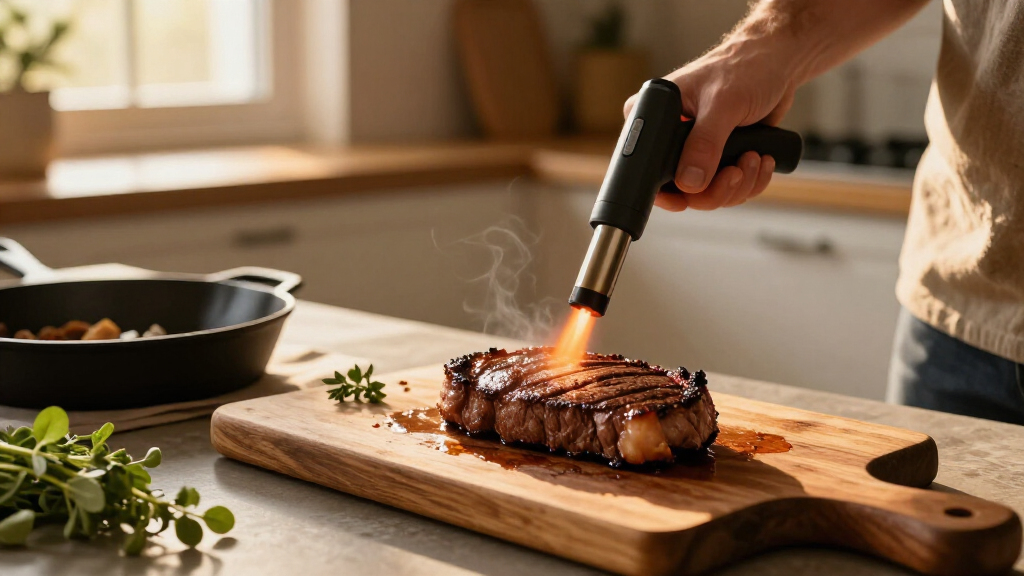 sous vide torch for searing