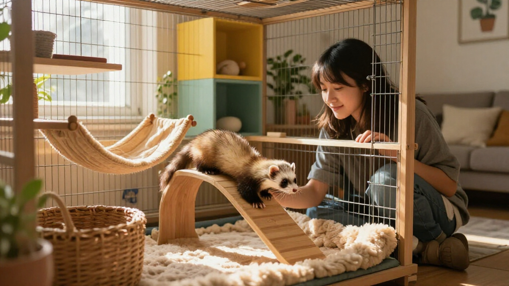 best ferret cages with ramps and shelves