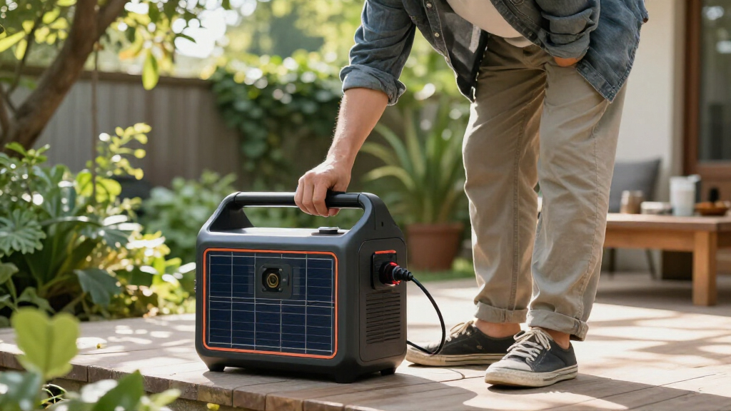 power station with solar input 800w