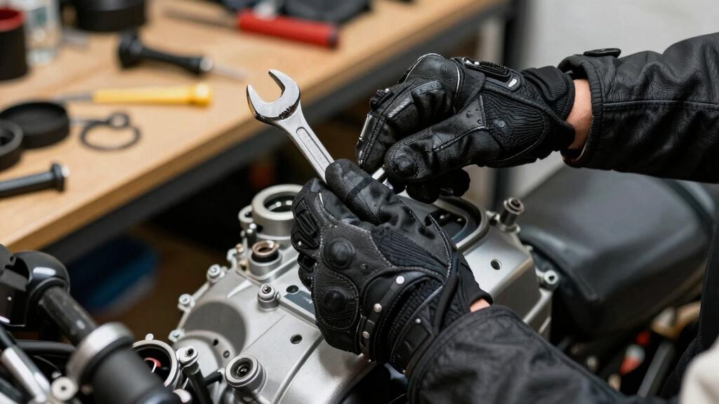 motorcycle riding gloves with armor