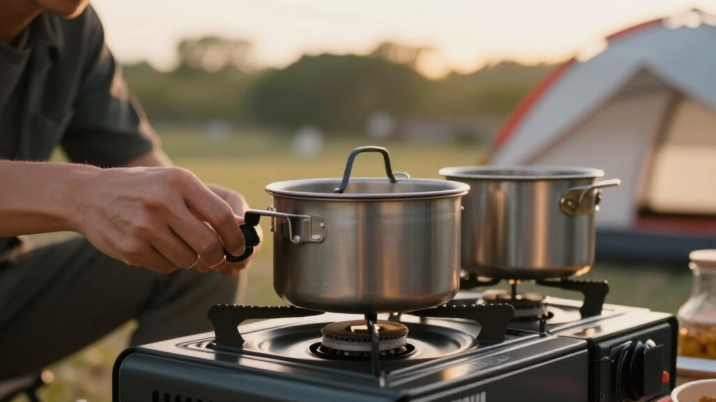 camping stoves cookware