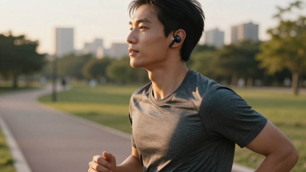wireless Bluetooth earbuds