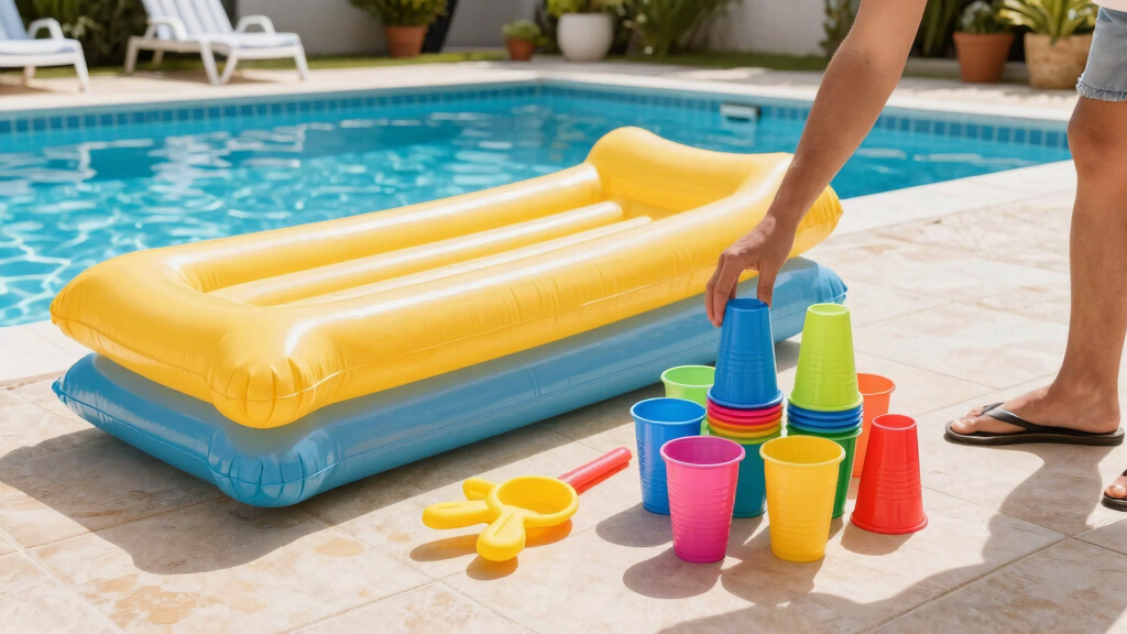 outdoor pool party supplies