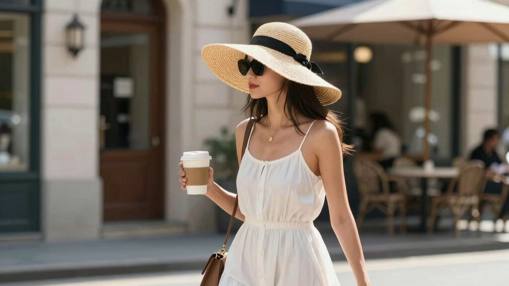 stylish wide-brim sun hats