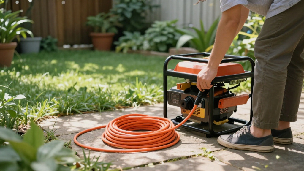 heavy duty extension cord for outdoor generator